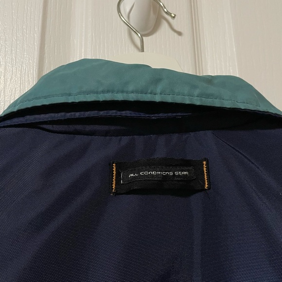 Vintage NIKE ACG Outer Layer 3 Blue Windbreaker Rain Jacket - Picture 7 of 10